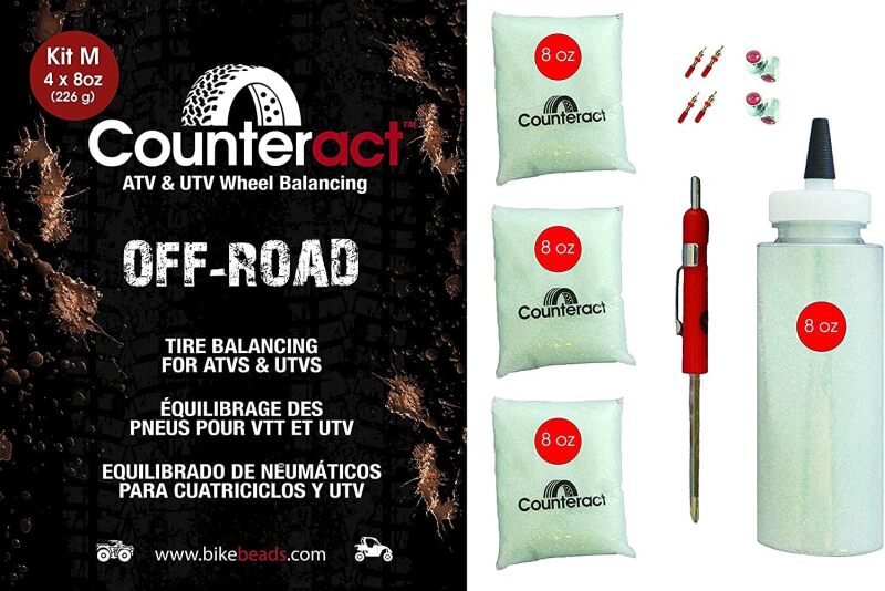 Counteract ATV/UTV Balancing Bead DIY Kit: (4) 8oz Bags - part KIT M - TLNS Motorsports