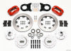 Wilwood Forged Dynalite Front Kit 12.19in Red 1965-1969 Mustang Disc & Drum Spindle - Wilwood - part 140-11072-R - TLNS Motorsports