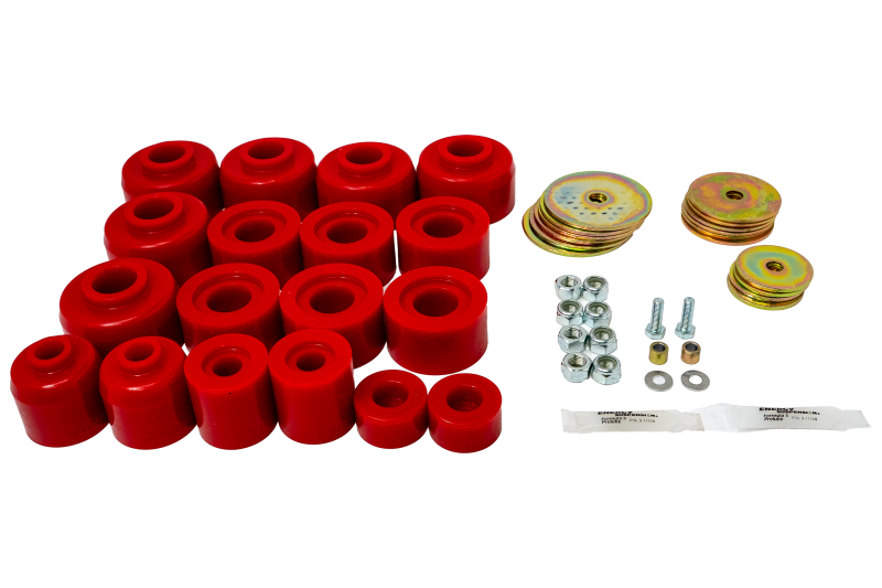 Energy Suspension 10-24 Toyota 4Runner Body Mount Set - Red - Energy Suspension - part 8.4120R - TLNS Motorsports