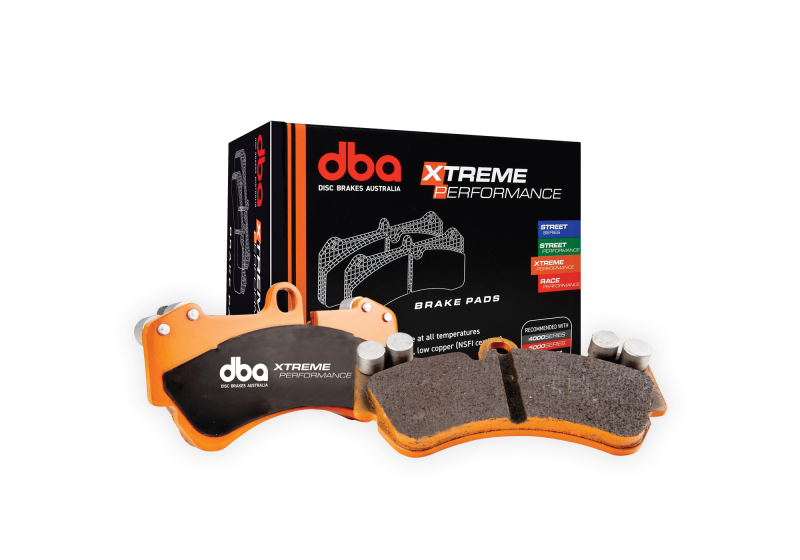 DBA 15-17 Ford Mustang GT V8 w/Brembo Brakes XP650 Rear Brake Pads - part DB9022XP - TLNS Motorsports