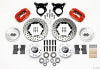 Wilwood Forged Dynalite Front Kit 11.00in Drilled Red 87-93 Mustang 5 Lug - Wilwood - part 140-11018-DR - TLNS Motorsports