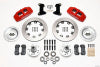 Wilwood Dynapro 6 Front Hub Kit 12.19in Red 74-80 Pinto/Mustang II Disc Spindle only - Wilwood - part 140-10742-R - TLNS Motorsports
