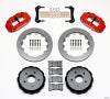 Wilwood Narrow Superlite 4R Rear Kit 12.88in Red 97-04 Corvette C5/Z06 - Wilwood - part 140-8032-R - TLNS Motorsports