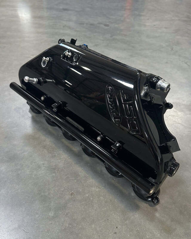 CSF BMW M2/M3/M4 S58 (G8X) Charge-Air Cooler Manifold - Gloss Black - CSF - part 8233GB - TLNS Motorsports