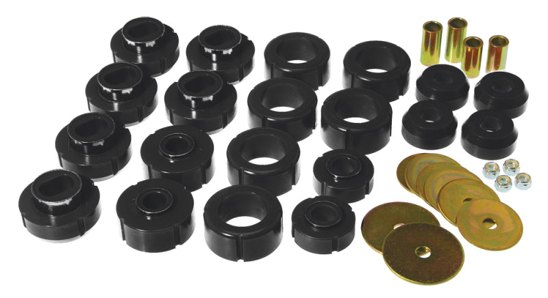 Prothane 81-91 Chevy K10 Blazer Body Mount Kit - Black - Prothane