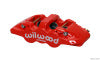 Wilwood Caliper-Aero6-L/H - Red 1.75/1.38/1.38in Pistons 1.25in Disc - Wilwood - part 120-13294-RD - TLNS Motorsports