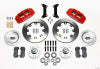 Wilwood Dynapro 6 Front Hub Kit 12.19in Red 79-87 GM G Body - Wilwood - part 140-12837-R - TLNS Motorsports
