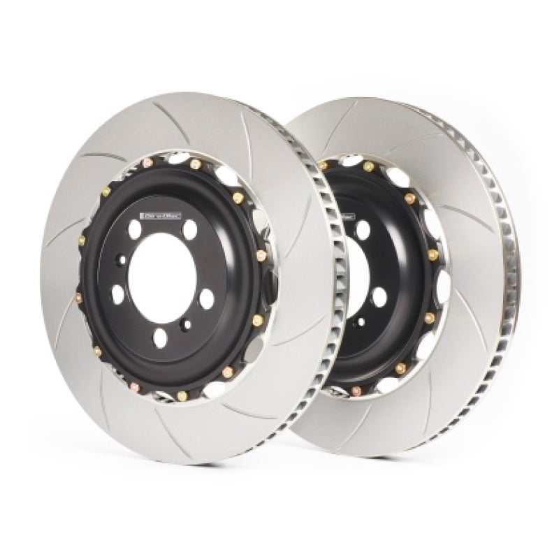 GiroDisc 03-09 Nissan 350Z (w/Brembo Calipers) 2-Piece Slotted Front Rotors - GiroDisc - part A1-013 - TLNS Motorsports