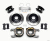 Wilwood D154 P/S Park Brake Kit Drilled Jeep Dana 35 2.56 Off 5-lug w/ lines - Wilwood - part 140-12567-D - TLNS Motorsports