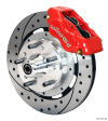 Wilwood Forged Dynalite Front Kit 12.19in Drilled Red 79-81 Camaro - Wilwood - part 140-9053-DR - TLNS Motorsports