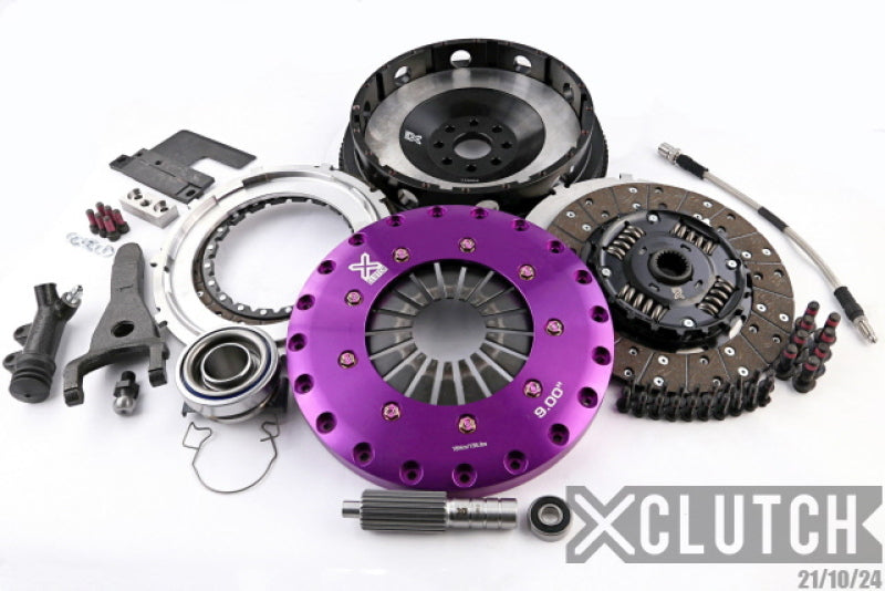 XClutch 93-01 Toyota Chaser Tourer V 2.5L 1JZGTE 9in Twin Sprung Organic Clutch Kit w/ Flywheel - XCLUTCH - part XKTY23597-2A - TLNS Motorsports
