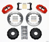 Wilwood Narrow Superlite 6R Front Hat Kit 12.88in Red 88-93 Corvette C4 - Wilwood - part 140-8337-R - TLNS Motorsports