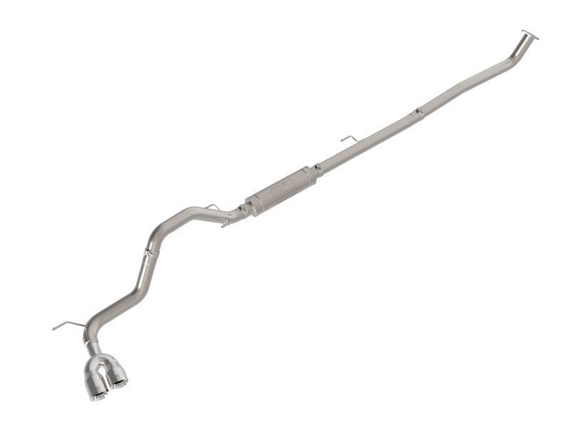 aFe 15-26 Toyota Hilux L4-2.4/2.8L (td) Vulcan Series 3in SS Rear-Side Exit Exhaust w/ Polished Tip - aFe - part 49-36088-P - TLNS Motorsports