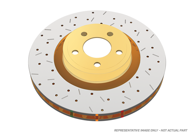 DBA 01-05 MX-5 Miata Sport Suspension / 04-05 w/ MazdaSpeed Turbo Rear Drilled & Slotted 4000 Series - DBA