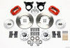 Wilwood Forged Dynalite Front Kit 11.00in Red 87-93 Mustang 5 Lug - Wilwood - part 140-11018-R - TLNS Motorsports