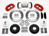 Wilwood Narrow Superlite 6R Front Hub Kit 12.88in Red 1970-1973 Mustang Disc Spindle - Wilwood - part 140-10220-R - TLNS Motorsports