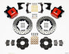 Wilwood Combination Parking Brake Rear Kit 11.00in Drilled Red Civic / Integra Drum 2.71 Hub Offset - Wilwood - part 140-10210-DR - TLNS Motorsports