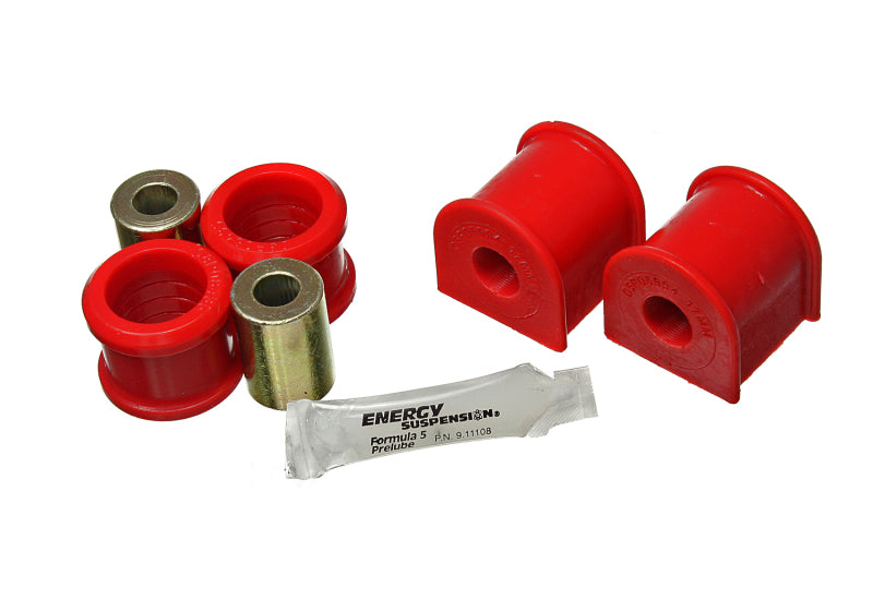 Energy Suspension Rear Sway Bar Bushing Set - 17mm - Red - Energy Suspension - part 2.5117R - TLNS Motorsports