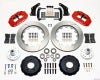 Wilwood Narrow Superlite 6R Front Hub Kit 14.00in Red Large GM 57-70 Drop Spindle - Wilwood - part 140-10284-R - TLNS Motorsports