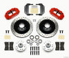 Wilwood Narrow Superlite 6R Front Hub & 1PC Rtr Kit 12.88in Drilled -Red Magnum Force Drop Spindle - Wilwood - part 140-12272-DR - TLNS Motorsports