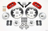 Wilwood Dynapro 6 Front Hub Kit 12.19in Drilled Red 79-81 Camaro - Wilwood - part 140-12836-R - TLNS Motorsports