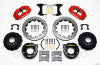Wilwood Narrow Superlite 4R Rear P-Brk Kit 12.88in Drilled Red Big Ford New Style 2.36in Offset - Wilwood - part 140-9218-DR - TLNS Motorsports