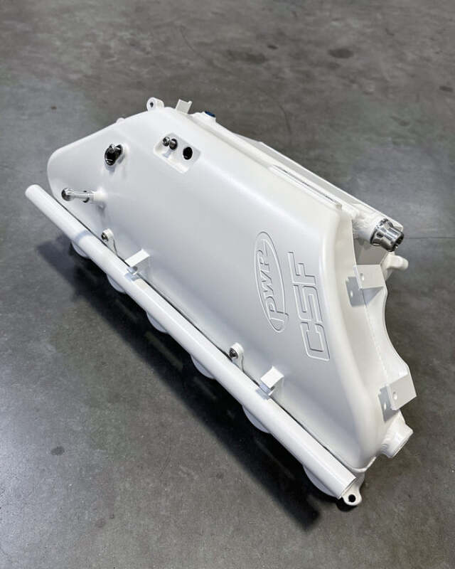 CSF BMW M2/M3/M4 S58 (G8X) Charge-Air Cooler Manifold - Brilliant Frozen White Metallic - CSF - part 8233BFWM - TLNS Motorsports