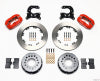 Wilwood Forged Dynalite P/S Rear Kit Red Small Ford 2.66in Offset - Wilwood - part 140-2113-R - TLNS Motorsports