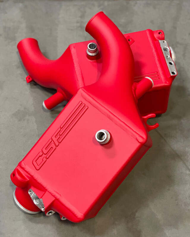 CSF 2025+ BMW G90 M5 / G99 M5 Touring Charge Air Cooler - Bengal Red Matte - CSF - part 8351BRM - TLNS Motorsports