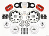 Wilwood Forged Dynalite Front Kit 12.19in Drill Red 1965-1969 Mustang Disc & Drum Spindle - Wilwood - part 140-11072-DR - TLNS Motorsports