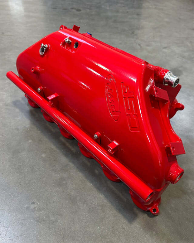CSF BMW M2/M3/M4 S58 (G8X) Charge-Air Cooler Manifold - Bengal Red Gloss - CSF - part 8233BRG - TLNS Motorsports