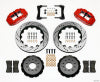 Wilwood Narrow Superlite 6R Front Hat Kit 14.00in Drill Red 2005-2014 Mustang - Wilwood - part 140-9110-DR - TLNS Motorsports