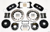 Wilwood AERO4 Rear P-Brake Kit 14.00in Drilled 58-64 Olds/Pontiac Ends 2.81in Offset - Wilwood - part 140-10953-D - TLNS Motorsports
