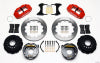 Wilwood Narrow Superlite 4R Rear P-Brk Kit 12.88in Red Chevy 12 Bolt w/ C-Clips Staggered mt - Wilwood - part 140-10908-R - TLNS Motorsports