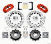 Wilwood Narrow Superlite 4R Rear Kit 12.88in Drilled Red 2012-Up Toyota / Scion FRS w/Lines - Wilwood - part 140-12871-DR - TLNS Motorsports