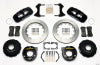 Wilwood AERO4 Rear P-Brake Kit 14.00in 58-64 Olds/Pontiac Ends 2.81in Offset - Wilwood - part 140-10953 - TLNS Motorsports