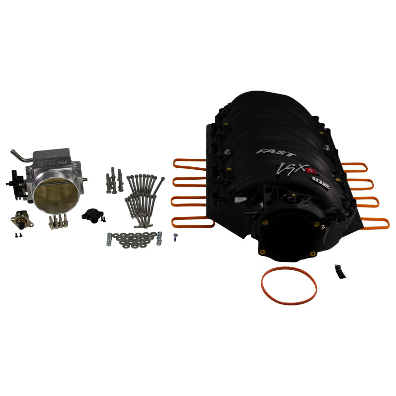 Fast Throttle Body / Manifold Kit, 102 Mm Throttle Body W/ 102Mm Blackls7 Manifold - FAST - part 146202B-KIT - TLNS Motorsports
