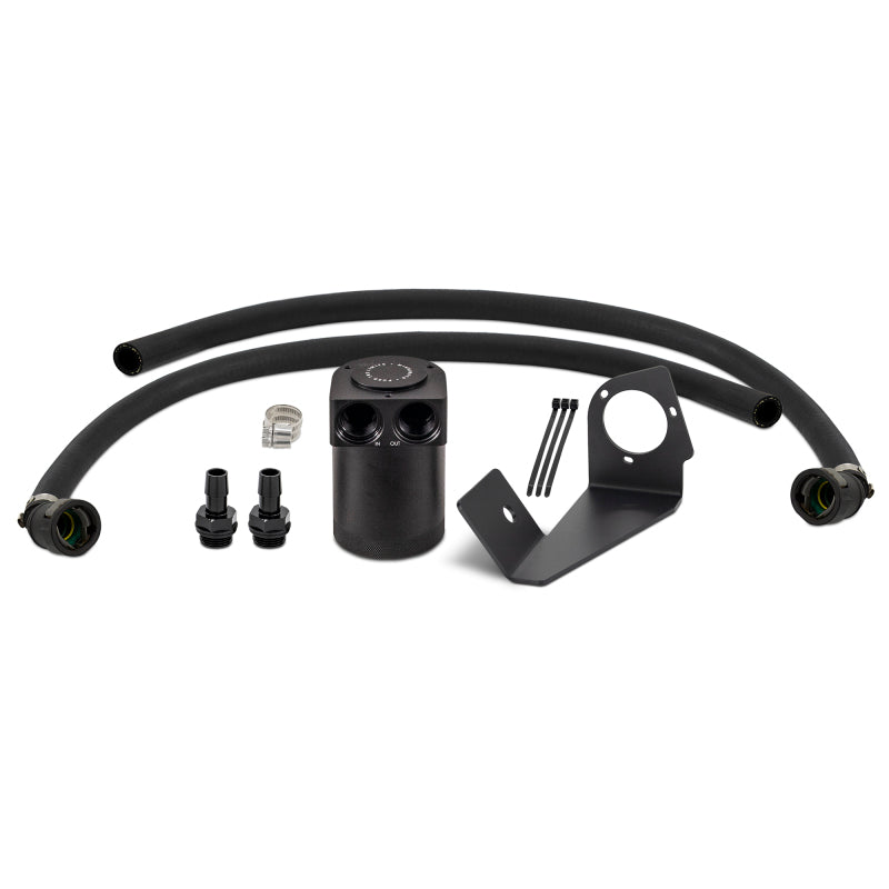 Mishimoto 2025+ RAM 1500 3.0L Hurricane Baffled Oil Catch Can Kit - Black - Mishimoto - part MMBCC-RAM-25 - TLNS Motorsports