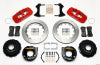 Wilwood AERO4 Rear P-Brake Kit 14.00in Red Chevy 12 Bolt-Spec 3.15in Bearing - Wilwood - part 140-10945-R - TLNS Motorsports