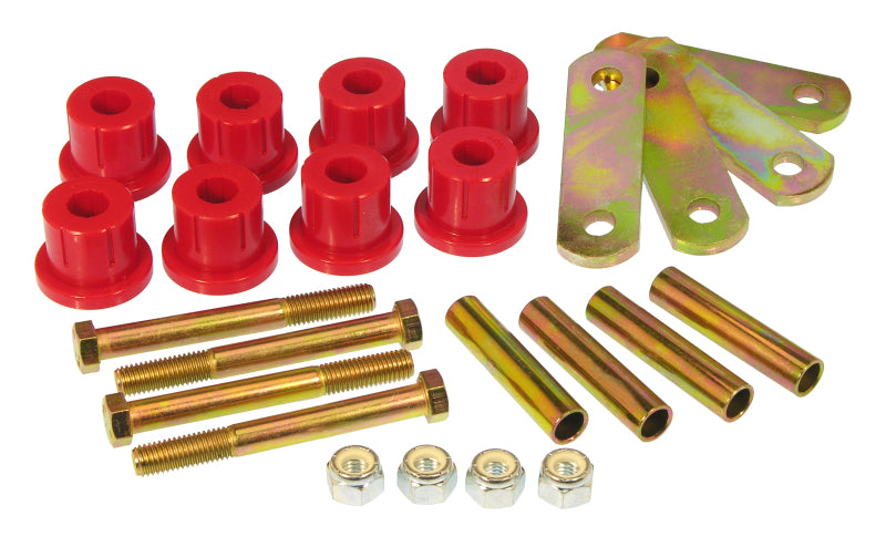 Prothane 62-74 Chevy Camaro/Nova HD Shackle Bushings - Red - Prothane