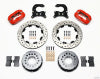 Wilwood Forged Dynalite P/S Rear Kit Drilled Red 58-64 Olds/Pontiac Ends - Wilwood - part 140-2111-DR - TLNS Motorsports