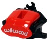 Wilwood Caliper-Combination Parking Brake-R/H-Red 34mm piston .81in Disc - Wilwood - part 120-9808-RD - TLNS Motorsports