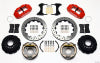 Wilwood Narrow Superlite 4R Rear P-Brk Kit 12.88in Drill Red Chevy 12 Bolt w/ C-Clips - Wilwood - part 140-13678-DR - TLNS Motorsports