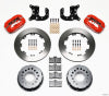 Wilwood Forged Dynalite P/S Rear Kit Red Mopar-Dana 2.72in Offset - Wilwood - part 140-2116-R - TLNS Motorsports