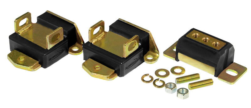 Prothane GM Motor & Trans Mount Kit - Black - part 7-1901-BL - TLNS Motorsports