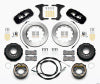 Wilwood AERO4 Rear Kit 14.00 2005-2014 Mustang w/ BMR Suspn. w/Lines - Wilwood - part 140-13686 - TLNS Motorsports