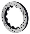 Wilwood Rotor-SV-SRP 72 Iron-LH-Drill-BLK 14.25 x 1.25 - 12 on 8.75in - Wilwood - part 160-11314-BK - TLNS Motorsports