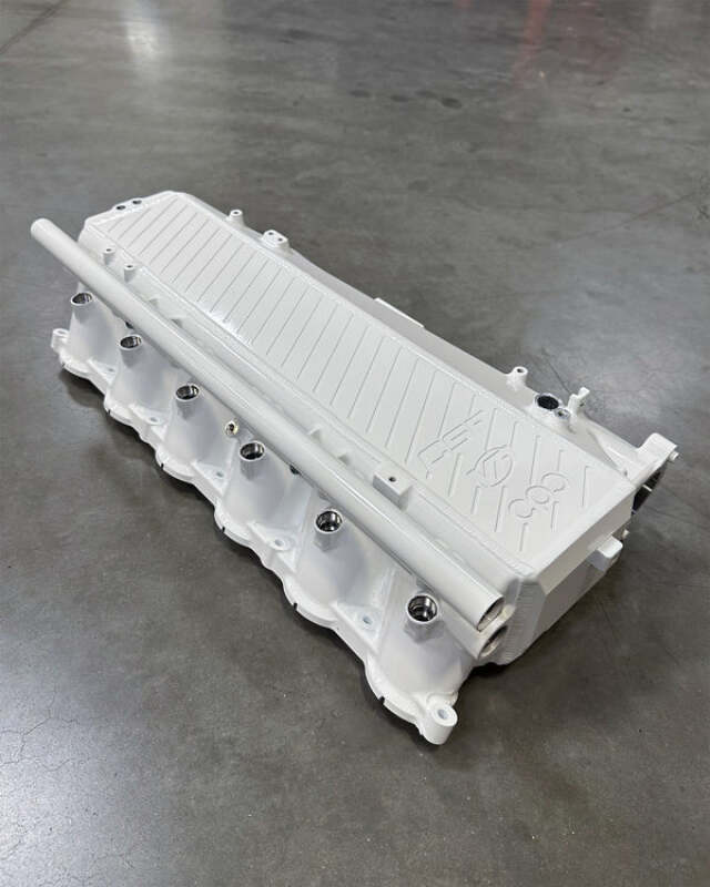 CSF BMW Gen 1 B58 Charge-Air-Cooler Manifold - Refraction Blue Satin - CSF - part 8300RFBS - TLNS Motorsports