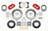 Wilwood Narrow Superlite 4R Front Hat Kit 12.88in Drill Red 76-77 Ford Bronco Dana 44 w/Lines - Wilwood - part 140-13305-DR - TLNS Motorsports
