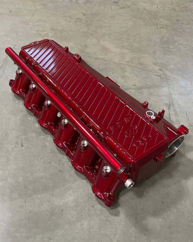 CSF BMW Gen 1 B58 Charge-Air-Cooler Manifold - Illusion Cherry - CSF - part 8300IR - TLNS Motorsports